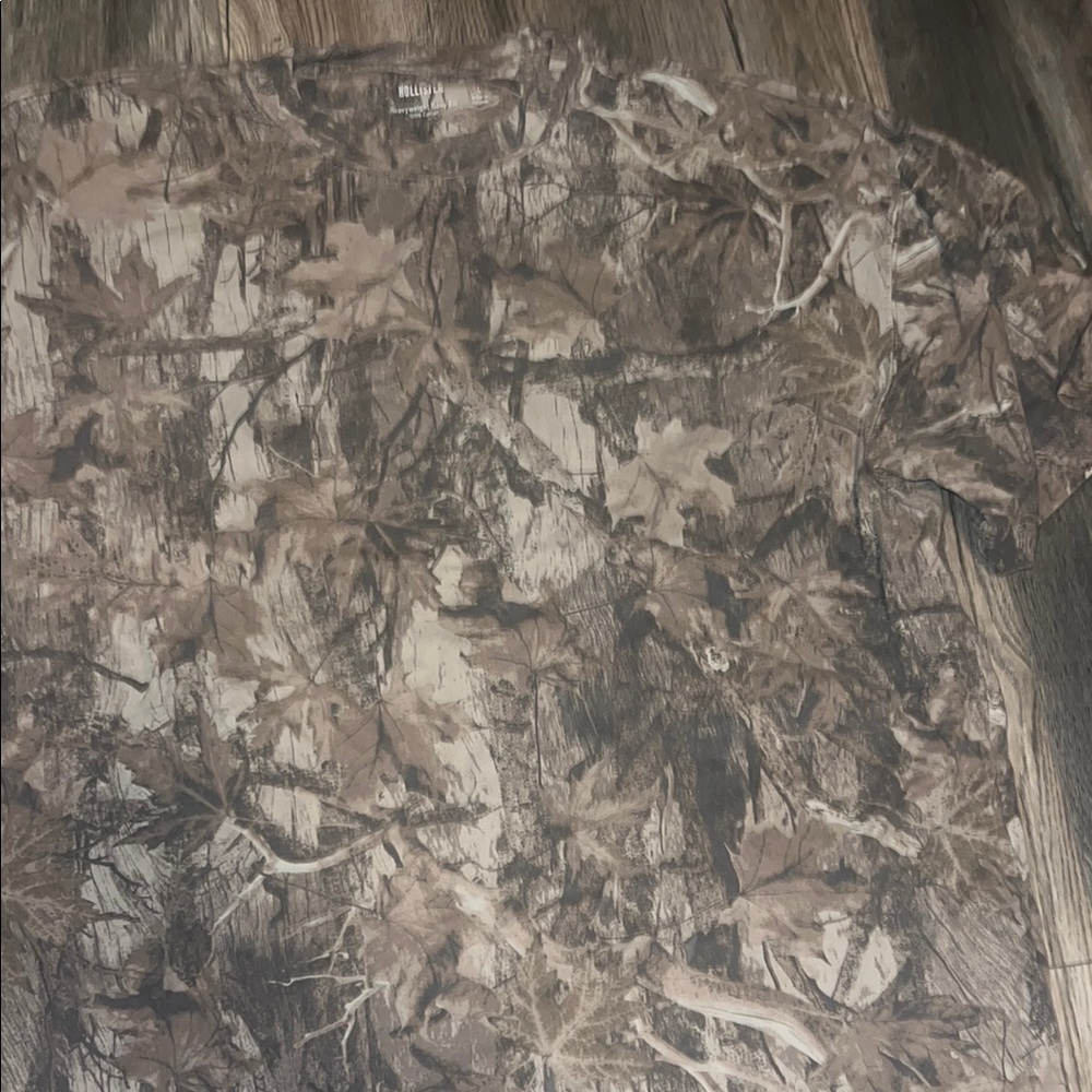 Hollister Brown Camouflage Short Sleeve Tee